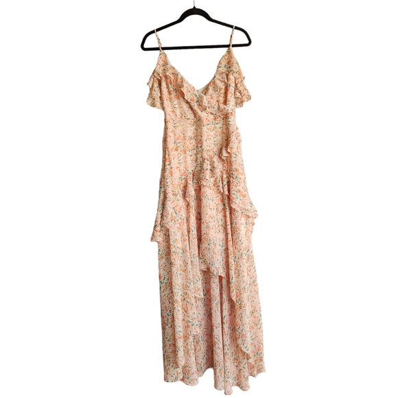 NWT ASTR The Label Pemberly Dress - Peach Orange Floral - Picture 4 of 15